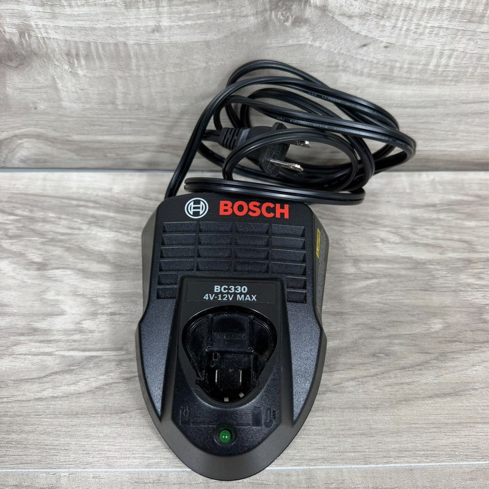 TESTED Genuine OEM Bosch 12v Volt Battery Charger BC 330